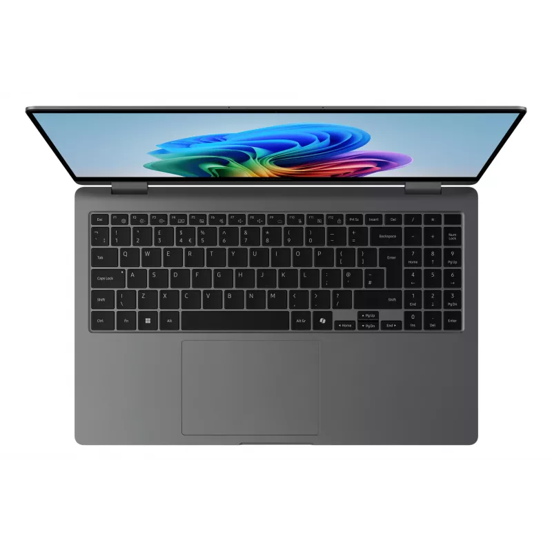 Samsung Galaxy Book5 360 NP750QHA-KA4DE portátil convertible Copilot+ PC, Intel Core Ultra 7 258V, pantalla táctil AMOLED de 39,6 cm (15,6 pulgadas), Full HD, 32 GB LPDDR5x-SDRAM, 1 TB SSD, Intel Arc Graphics 140V, Wi-Fi 7 (802.11be), Windows 11 Home, gri