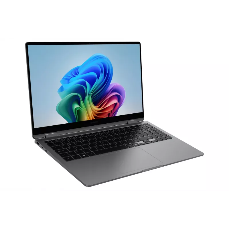 Samsung Galaxy Book5 360 NP750QHA-KA4DE portátil convertible Copilot+ PC, Intel Core Ultra 7 258V, pantalla táctil AMOLED de 39,6 cm (15,6 pulgadas), Full HD, 32 GB LPDDR5x-SDRAM, 1 TB SSD, Intel Arc Graphics 140V, Wi-Fi 7 (802.11be), Windows 11 Home, gri