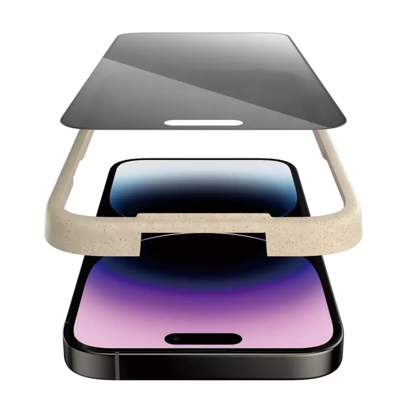 PanzerGlass ® protector de pantalla de privacidad iPhone 14 Pro Max | Ultra-Wide Fit con EasyAligner