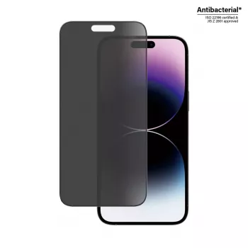PanzerGlass ® protector de pantalla de privacidad iPhone 14 Pro Max | Ultra-Wide Fit con EasyAligner