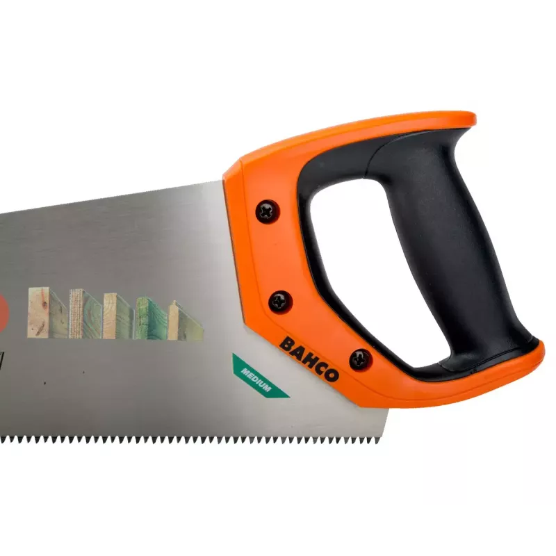 Sierra de costilla Bahco PC-19-GT7 naranja acero inoxidable