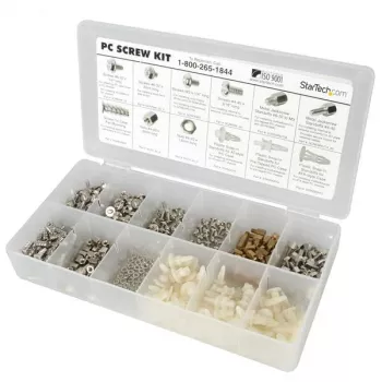 StarTech.com kit de surtido de tornillos para PC Deluxe – tornillos, tuercas y separadores