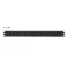 PDU básica con medición ATEN PE1118SG 1U 18 salidas AC protección contra sobretensiones