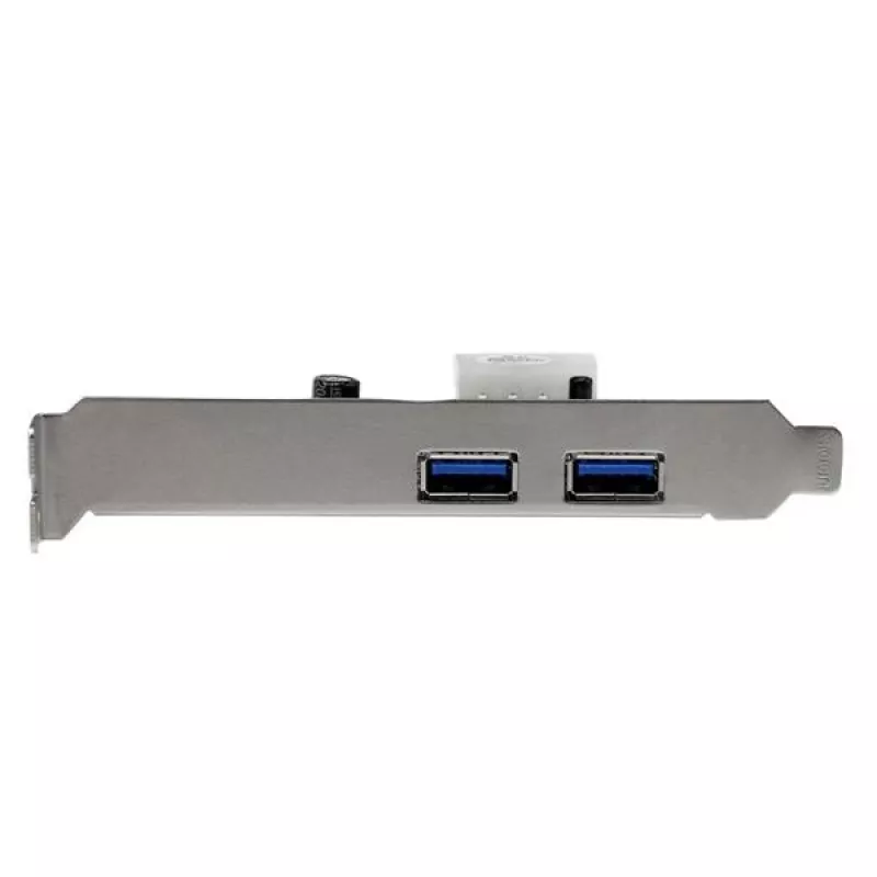 StarTech.com Adaptador de tarjeta PCI Express (PCIe) SuperSpeed USB 3.0 de 2 puertos con UASP - alimentación LP4