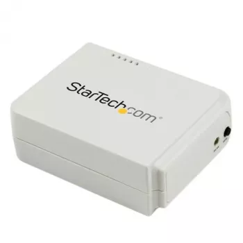 StarTech.com Servidor de impresión de red USB Wireless N de 1 puerto con puerto Ethernet 10/100 Mbps – 802.11 b/g/n