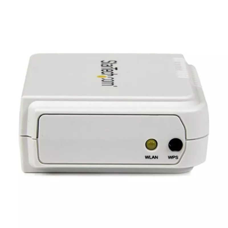StarTech.com Servidor de impresión de red USB Wireless N de 1 puerto con puerto Ethernet 10/100 Mbps – 802.11 b/g/n