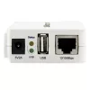 StarTech.com Servidor de impresión de red USB Wireless N de 1 puerto con puerto Ethernet 10/100 Mbps – 802.11 b/g/n
