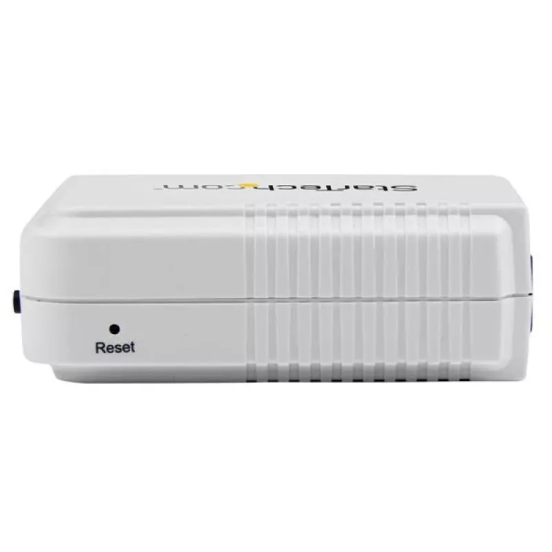StarTech.com Servidor de impresión de red USB Wireless N de 1 puerto con puerto Ethernet 10/100 Mbps – 802.11 b/g/n