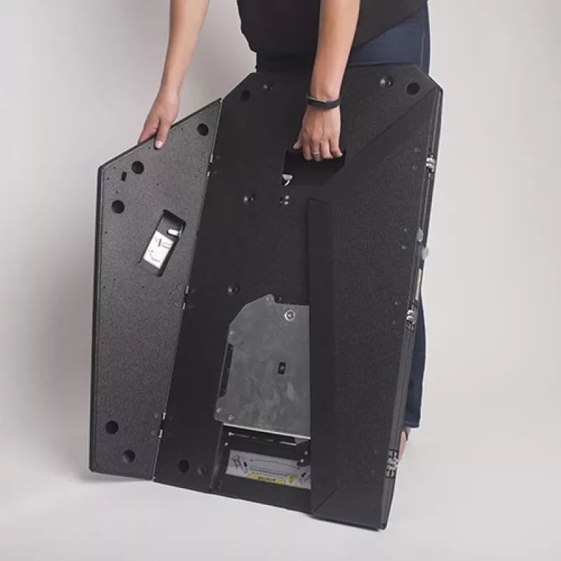 Chief PRSU soporte portátil para pantallas planas, 45-72 pulgadas (114,3-182,9 cm), VESA 200 x 200 - 860 x 515 mm, hasta 90,7 kg, negro