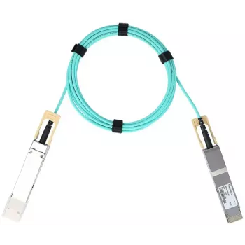 BlueOptics QDD-400G-AOC-3M-BO cable de fibra óptica InfiniBand 3 m QSFP-DD conector macho