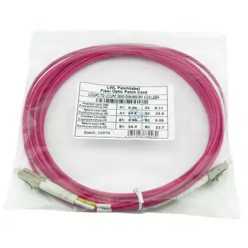 BlueOptics QK733A-BO cable de fibra óptica InfiniBand 2 m 2x LC violeta
