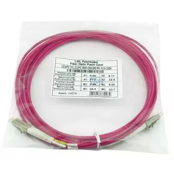 BlueOptics QK734A-BO cable de fibra óptica InfiniBand 5 m LC OM4