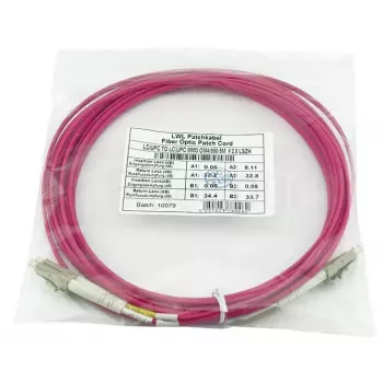 BlueOptics QK735A cable de fibra óptica InfiniBand 15 m LC OM4