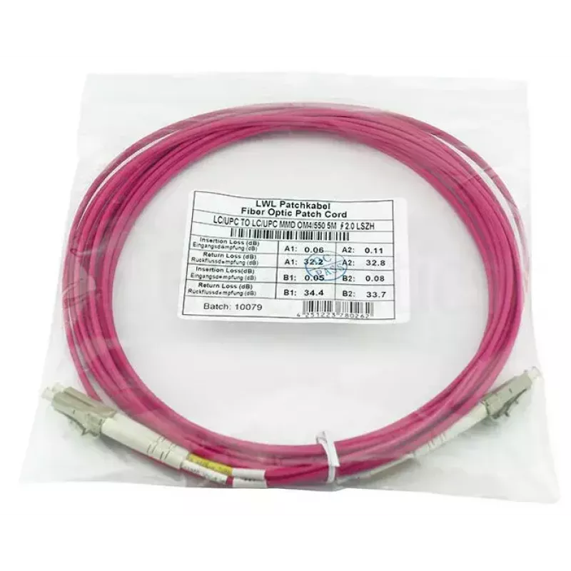 BlueOptics QK735A cable de fibra óptica InfiniBand 15 m LC OM4