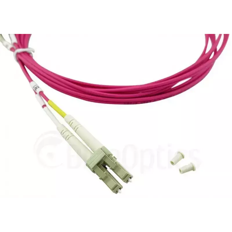 BlueOptics QK735A cable de fibra óptica InfiniBand 15 m LC OM4