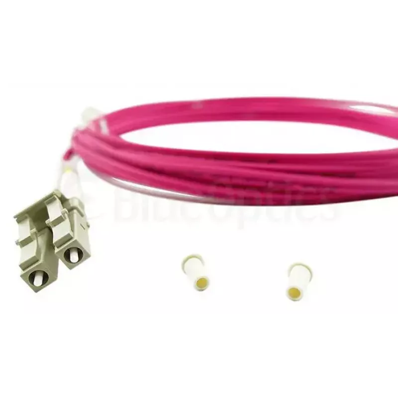 BlueOptics QK735A cable de fibra óptica InfiniBand 15 m LC OM4