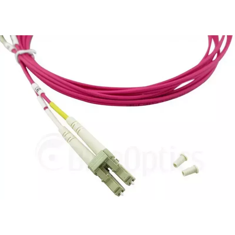 BlueOptics QK737A cable de fibra óptica InfiniBand 50 m LC OM4