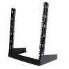 Rack de servidor de escritorio StarTech.com 2 postes 12U, rack de ordenador abierto pequeño de 19 pulgadas, rack de red compacto para equipos AV/estudio/datos/IT – rack de dos postes independiente para aplicaciones domésticas/de oficina