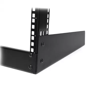 Rack de servidor de escritorio StarTech.com 2 postes 12U, rack de ordenador abierto pequeño de 19 pulgadas, rack de red compacto para equipos AV/estudio/datos/IT – rack de dos postes independiente para aplicaciones domésticas/de oficina