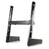 Rack de servidor de escritorio StarTech.com 2 postes 12U, rack de ordenador abierto pequeño de 19 pulgadas, rack de red compacto para equipos AV/estudio/datos/IT – rack de dos postes independiente para aplicaciones domésticas/de oficina