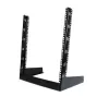Rack de servidor de escritorio StarTech.com 2 postes 12U, rack de ordenador abierto pequeño de 19 pulgadas, rack de red compacto para equipos AV/estudio/datos/IT – rack de dos postes independiente para aplicaciones domésticas/de oficina