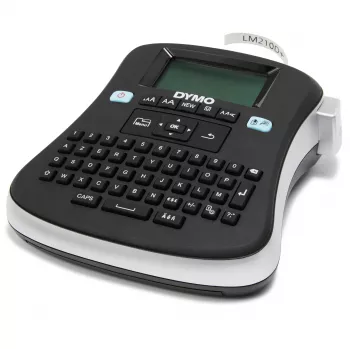 DYMO LabelManager ® ™ 210D - AZERTY, D1, transferencia térmica, 180 x 180 DPI, 12 mm/s, negro, plateado