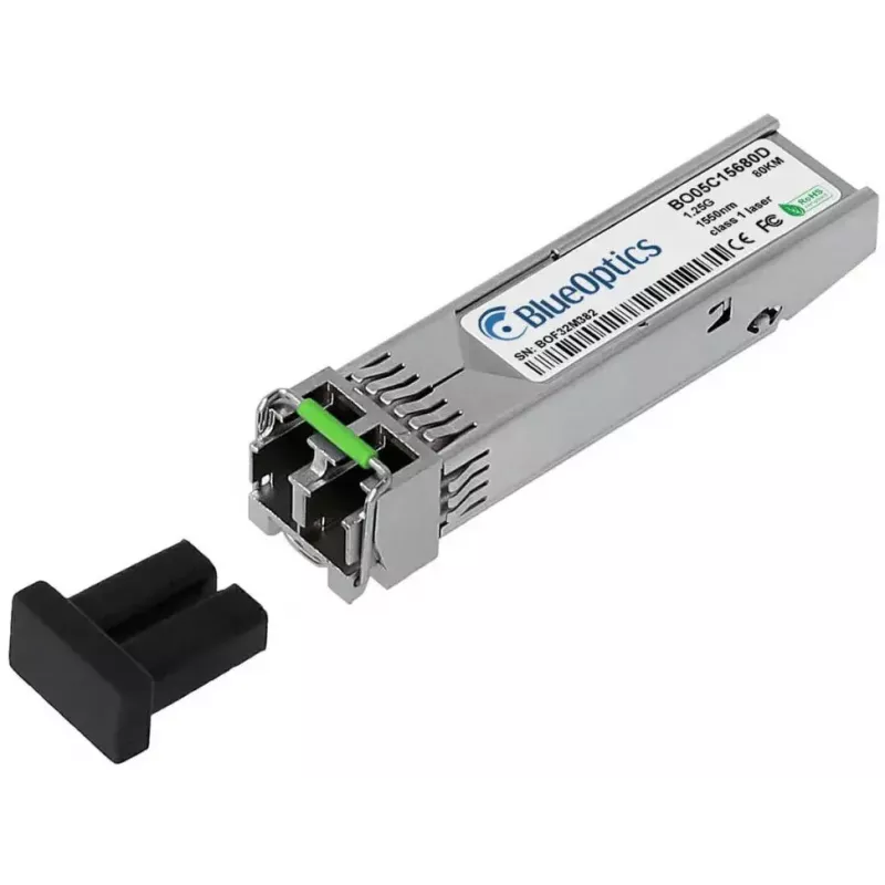 Transceptor SFP BlueOptics S-55DLC80D-BO 1250 Mbit/s fibra óptica