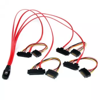 Cable interno Serial Attached SCSI Mini-SAS StarTech.com de 50 cm - SFF-8087 a 4x SFF-8482