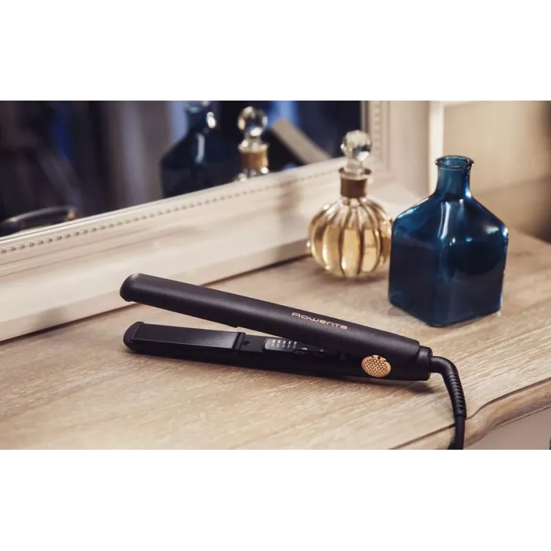 Rowenta Ultimate Experience SF8210 plancha de pelo Warm Black, Copper 2,7 m