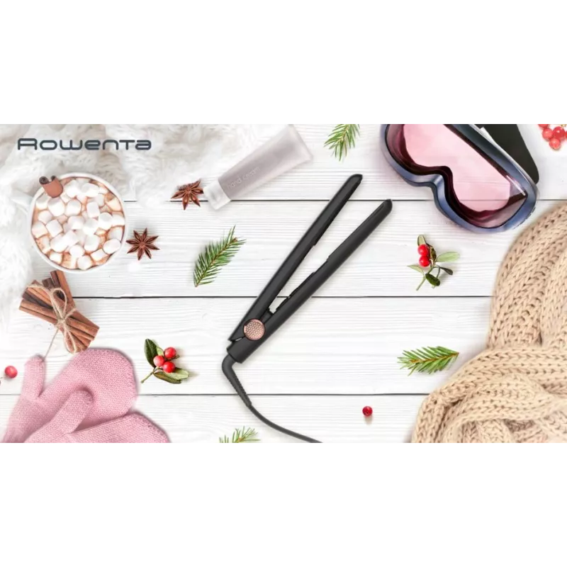 Rowenta Ultimate Experience SF8210 plancha de pelo Warm Black, Copper 2,7 m