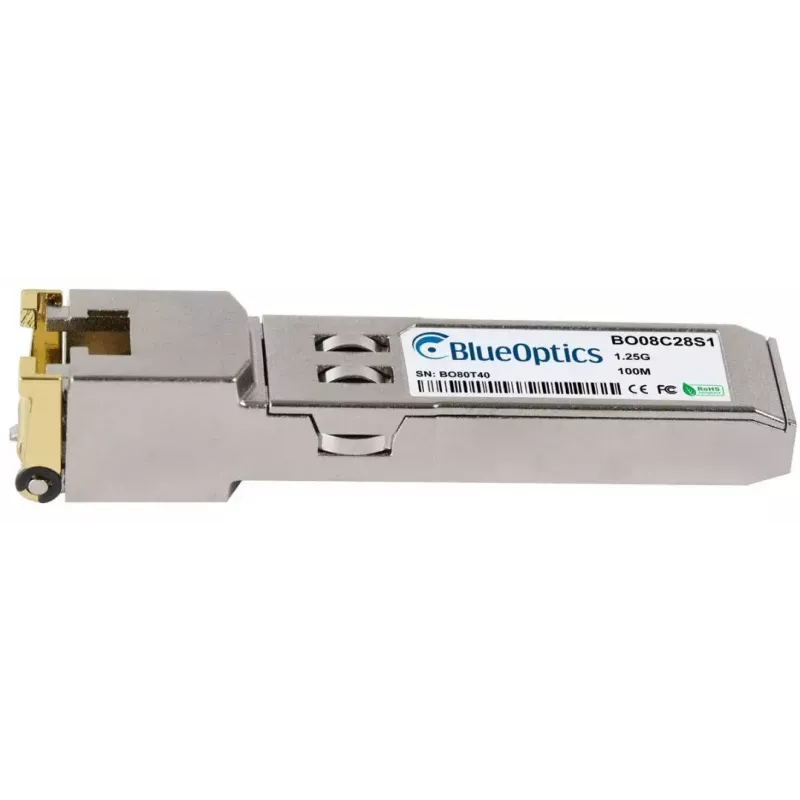 BlueOptics SFP-1000-CPTX-X1-BO Módulo transceptor SFP, 1000BASE-T cobre RJ45