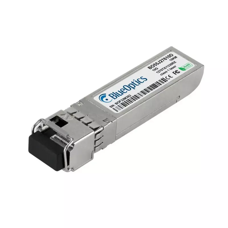 BlueOptics SFP10G-BX1270-BO módulo transceptor SFP+, compatible con Zyxel SFP10G-BX1270, 10 Gbit/s, fibra óptica, BO55J27610D