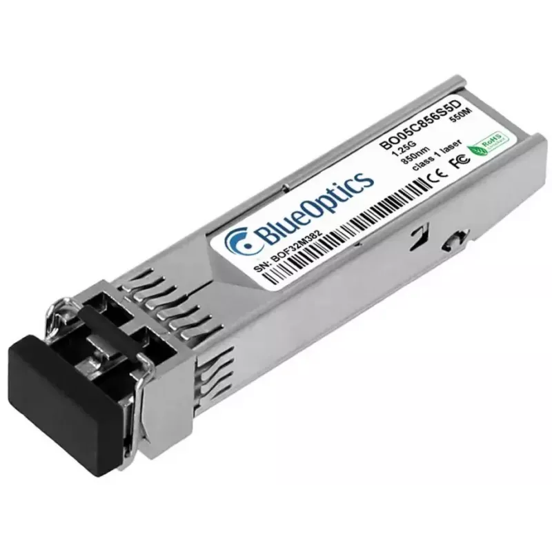 Módulo transceptor SFP BlueOptics SFP-1G-SX-NE-BO conector LC de fibra óptica