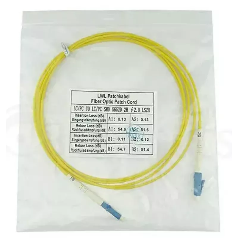 Cable de fibra óptica InfiniBand BlueOptics SFP2121BU30MK 30 m LC amarillo