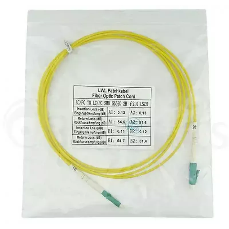 Cable de fibra óptica InfiniBand BlueOptics SFP2121BU30MM 30 m LC amarillo