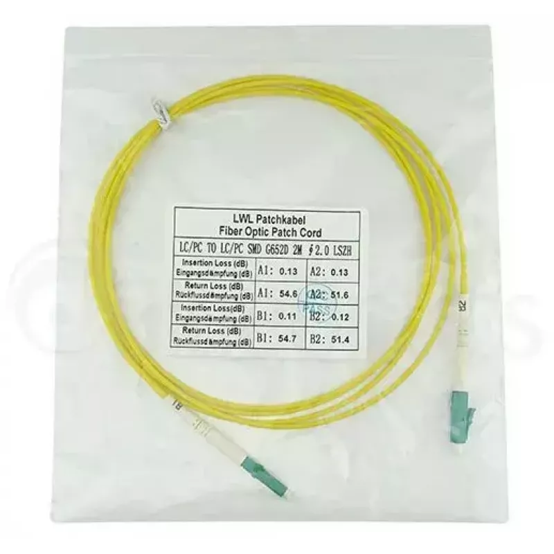 Cable de fibra óptica InfiniBand BlueOptics SFP2121BU3MM 3 m LC amarillo