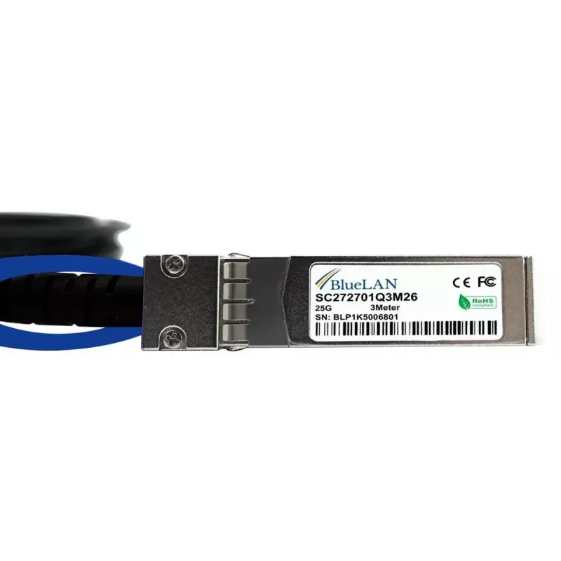 BlueOptics SFP-25G-C2M-BL cable de fibra óptica InfiniBand 2 m SFP28 conector macho/conector macho