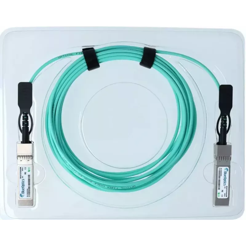 Cable AOC BlueOptics Telesis SFP28-AOC-15M 15m conector macho/conector macho aqua