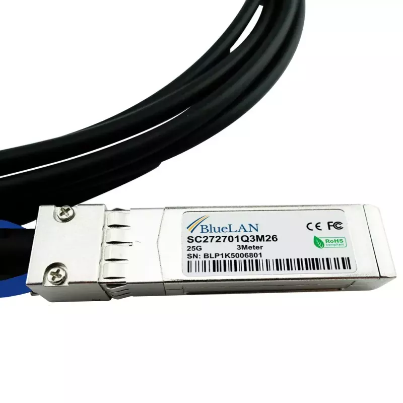 Cable DAC SFP28 BlueOptics SFP28-DAC-2M-QL 2m conector macho/conector macho