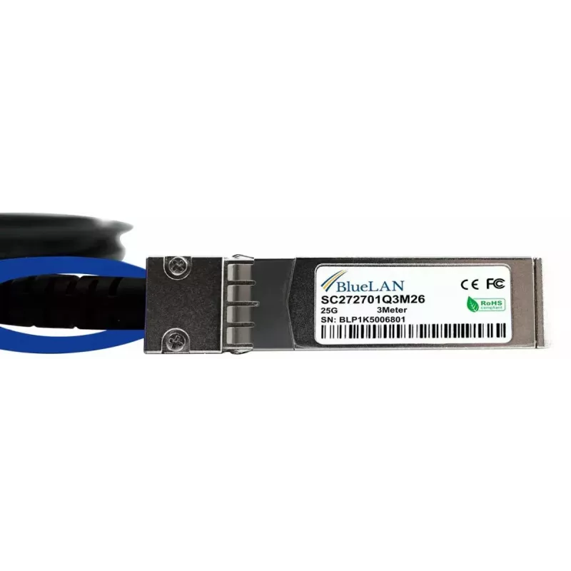 Cable DAC SFP28 BlueOptics SFP28-DAC-3M-HU 3 m conector macho