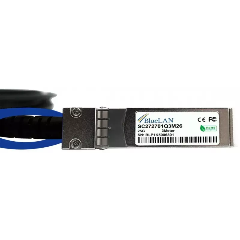 Cable DAC SFP28 BlueOptics SFP28-DAC-3M-ZY 3 m conector/conector