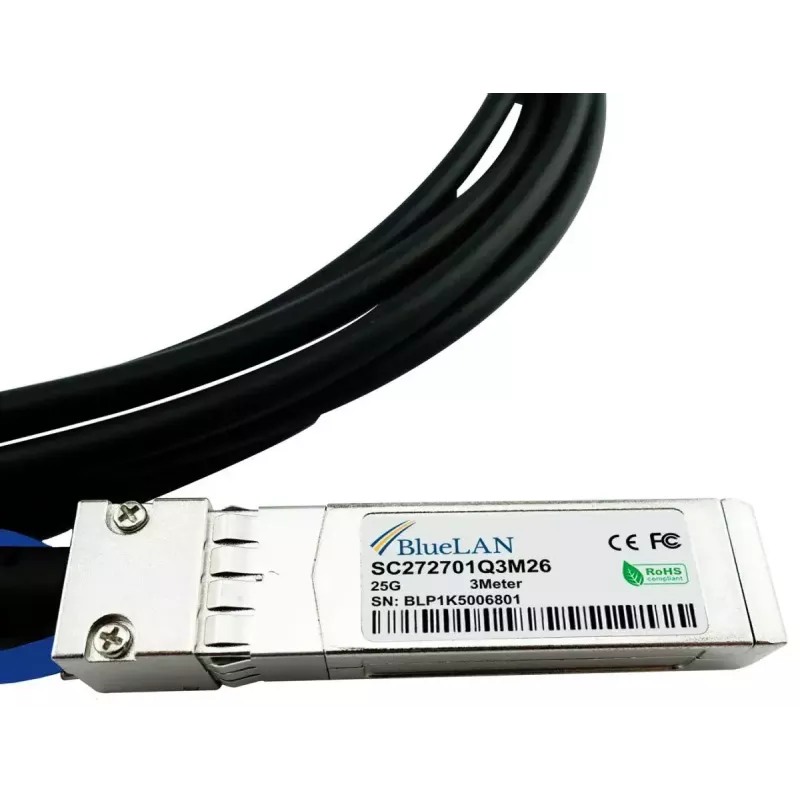 Cable DAC SFP28 BlueOptics SFP28-DAC-5M-UQ 5 m conector macho a conector macho
