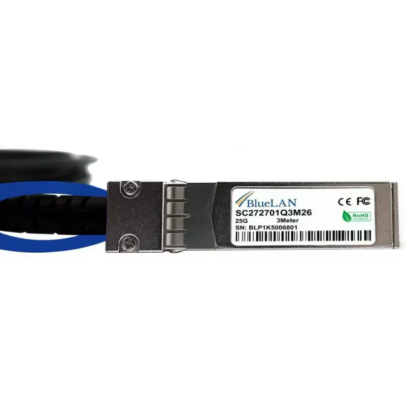 Cable DAC SFP28 BlueOptics SFP28-DAC-5M-UQ 5 m conector macho a conector macho