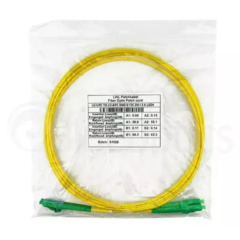 Cable de fibra óptica InfiniBand BlueOptics SFP3131BU10MM 10 m LC amarillo