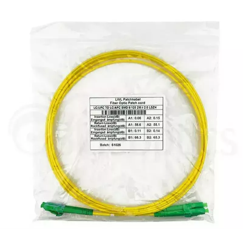 Cable de fibra óptica InfiniBand BlueOptics SFP3131BU15MM 15 m LC amarillo