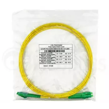 Cable de fibra óptica InfiniBand BlueOptics SFP3131BU2MM 2 m LC amarillo