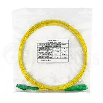 Cable de fibra óptica InfiniBand BlueOptics SFP3131BU5MM 5 m LC amarillo