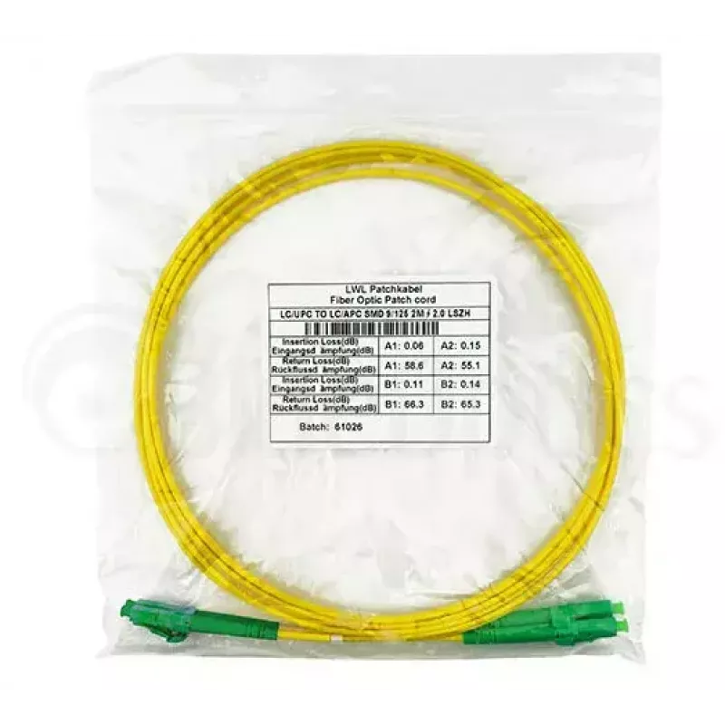 Cable de fibra óptica InfiniBand BlueOptics SFP3131BU7.5MM 7,5 m LC amarillo