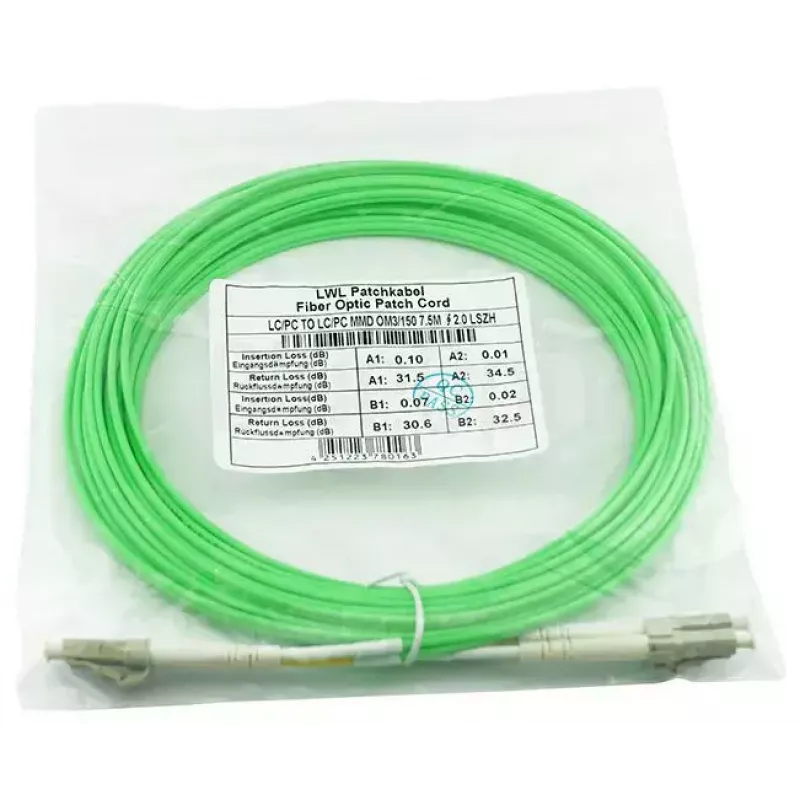 Cable de fibra óptica BlueOptics SFP3131GU30MK LC OM5 30 m verde