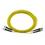 Cable de fibra óptica BlueOptics SFP3333BU7.5MK 7,5 m ST amarillo